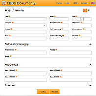 Ekran Aplikacji CBDG Dokumenty
