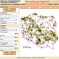 Screen of Application CBDG Geological Collections