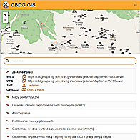 Application CBDG GIS - map services